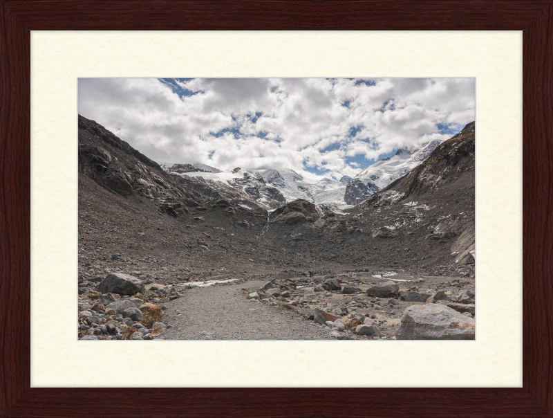 Mountains and Glaciers on Gletsjerpad Trail - Great Pictures Framed