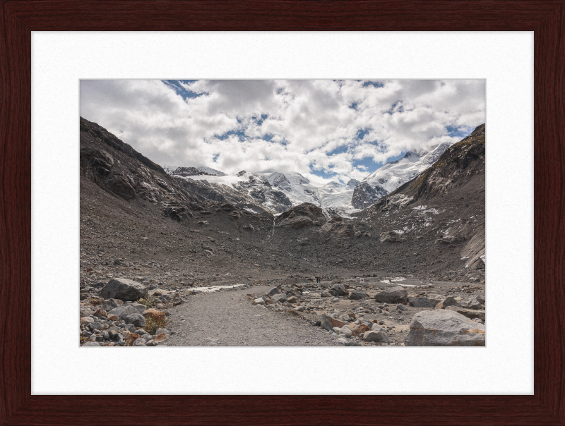 Mountains and Glaciers on Gletsjerpad Trail - Great Pictures Framed
