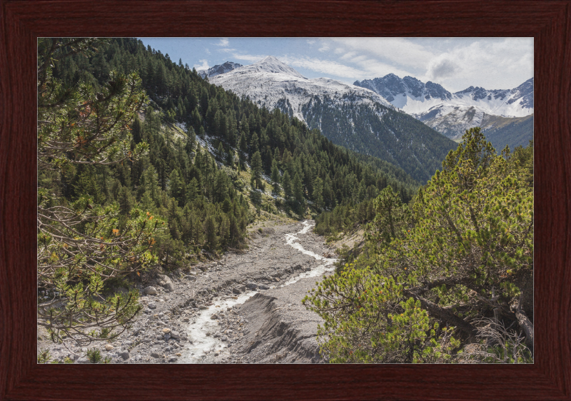 Bergtocht van S-charl naar Alp Sesvenna - Great Pictures Framed