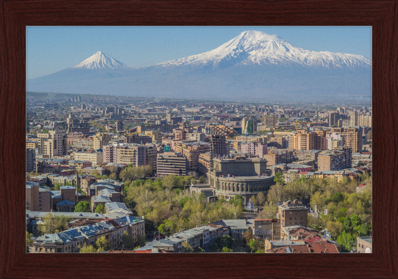 Mount Ararat and the Yerevan Skyline - Great Pictures Framed