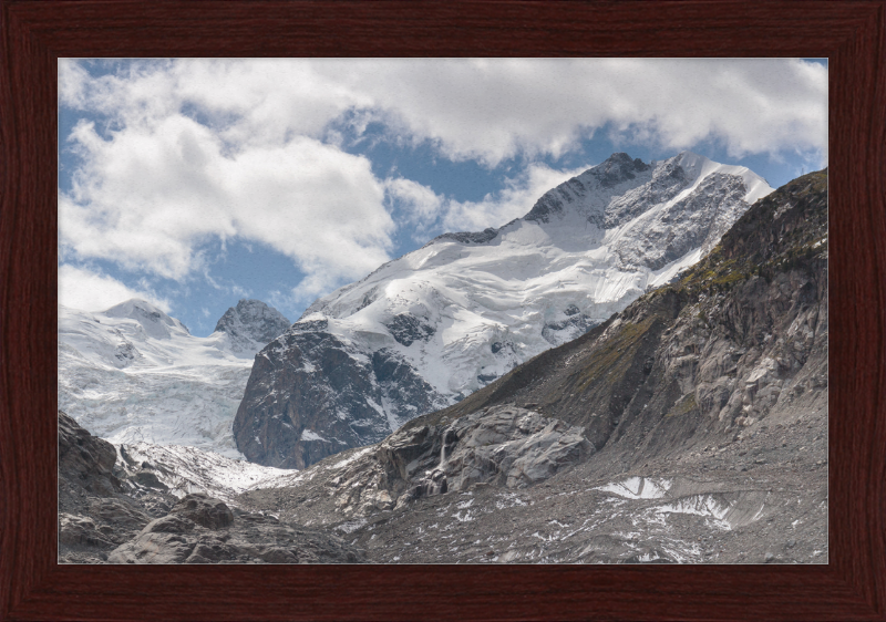 Gletsjerpad Trail to Morteratschgletsjer Glacier - Great Pictures Framed