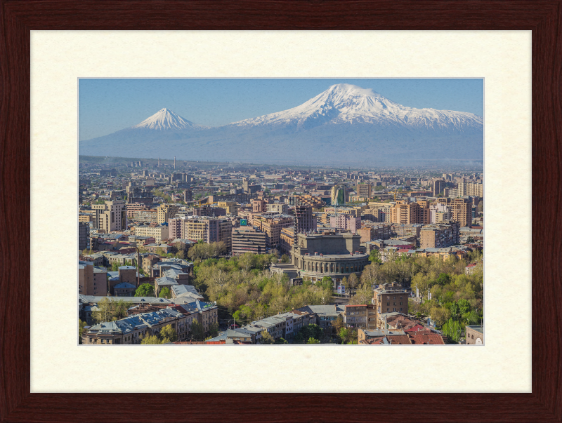 Mount Ararat and the Yerevan Skyline - Great Pictures Framed