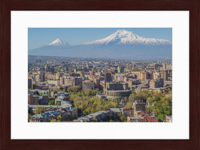 Mount Ararat and the Yerevan Skyline - Great Pictures Framed