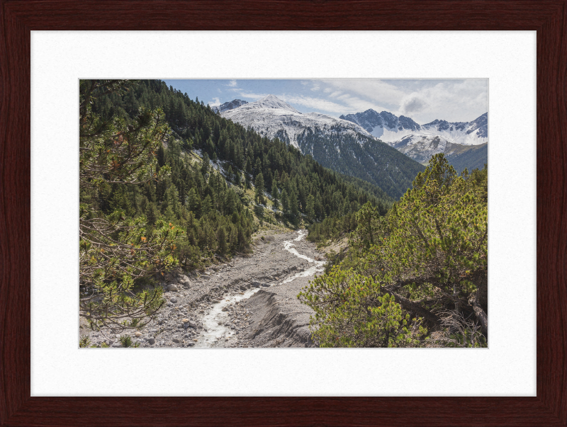 Bergtocht van S-charl naar Alp Sesvenna - Great Pictures Framed
