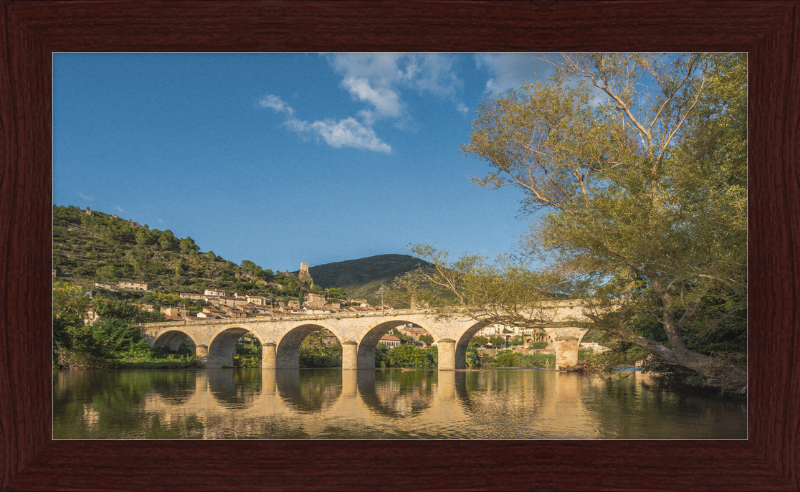 Pont sur l'Orb, Roquebrun - Great Pictures Framed