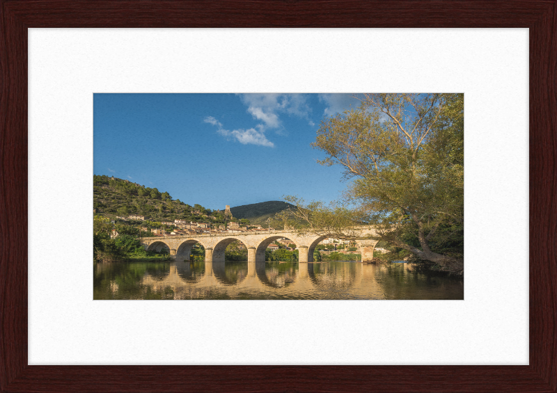 Pont sur l'Orb, Roquebrun - Great Pictures Framed