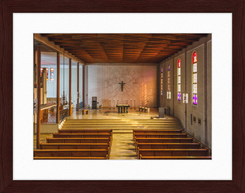 The Interior of BMV Church in Essen, Germany - Great Pictures Framed