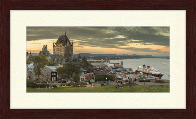 Château Frontenac and Surrounding City - Great Pictures Framed