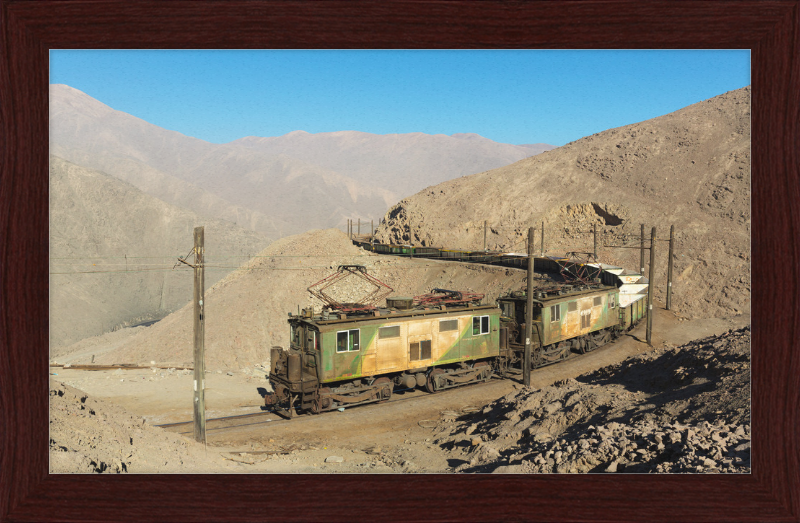 SQM GE 289A Boxcab Quillagua - Barriles - Great Pictures Framed