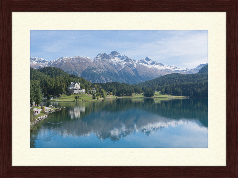 Sankt Moritz Lake Piz Muragl - Great Pictures Framed