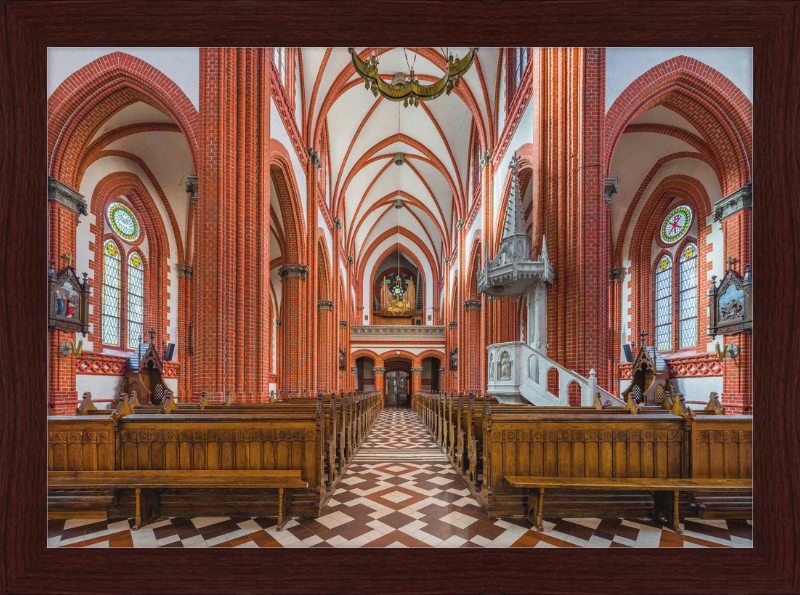 The Interior of the Church of Saint Marie in Palanga, Lithuania - Great Pictures Framed