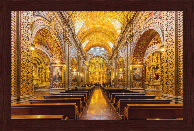 Iglesia de La Compañía - Great Pictures Framed
