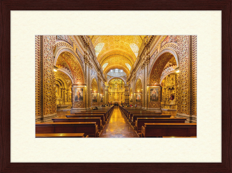 Iglesia de La Compañía - Great Pictures Framed