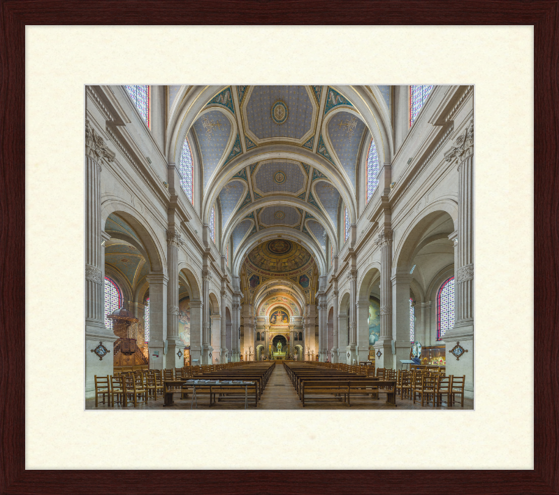 Inside the Church of Saint-François-Xavier - Great Pictures Framed