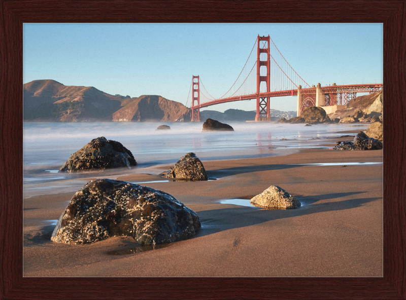 Golden Gate Bridge from Marshall's Beach - Great Pictures Framed
