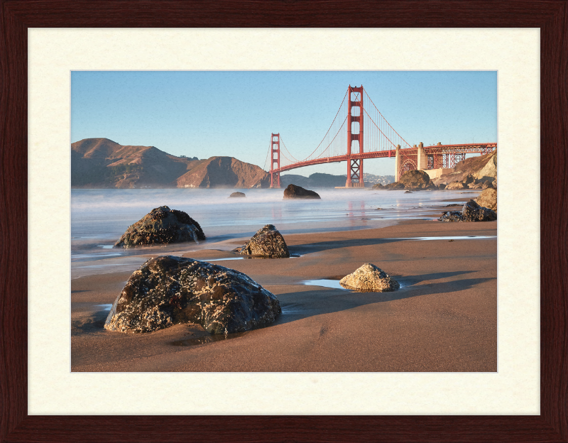 Golden Gate Bridge from Marshall's Beach - Great Pictures Framed