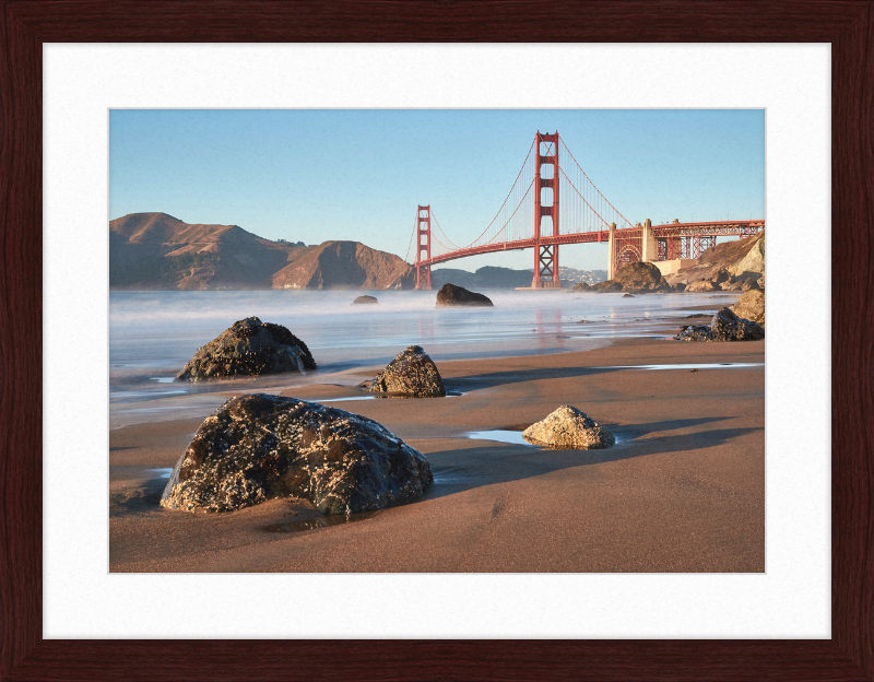 Golden Gate Bridge from Marshall's Beach - Great Pictures Framed