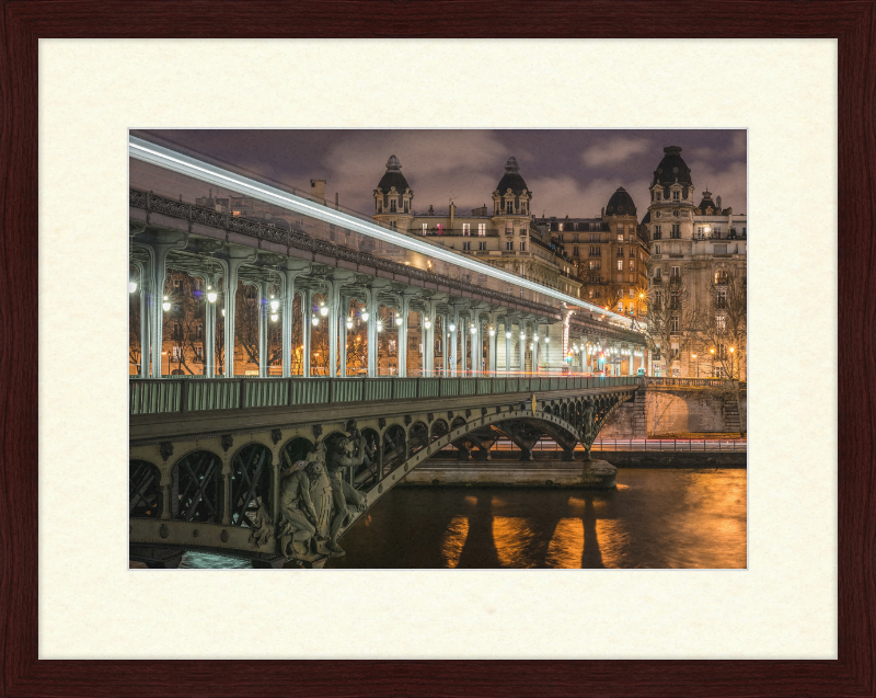 Pont de Bir-Hakeim and View on the 16th Arrondissement of Paris - Great Pictures Framed