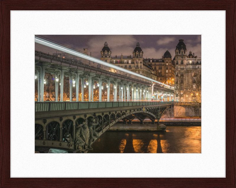 Pont de Bir-Hakeim and View on the 16th Arrondissement of Paris - Great Pictures Framed