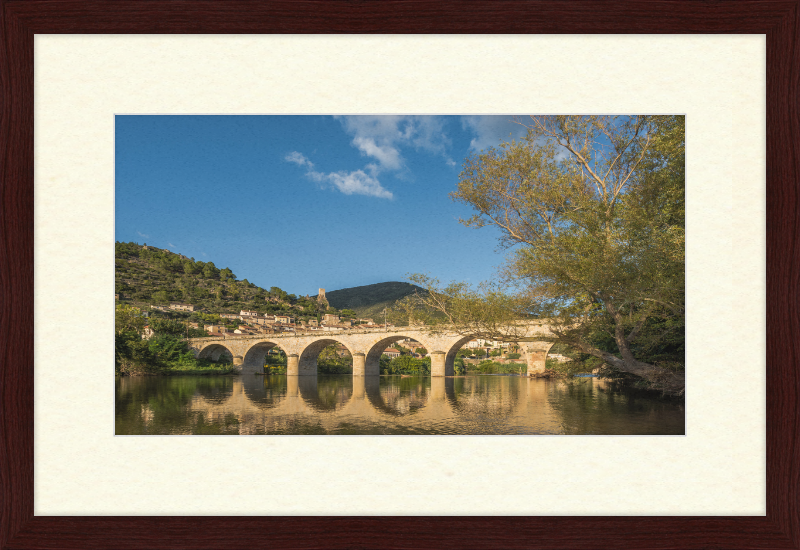 Pont sur l'Orb, Roquebrun - Great Pictures Framed