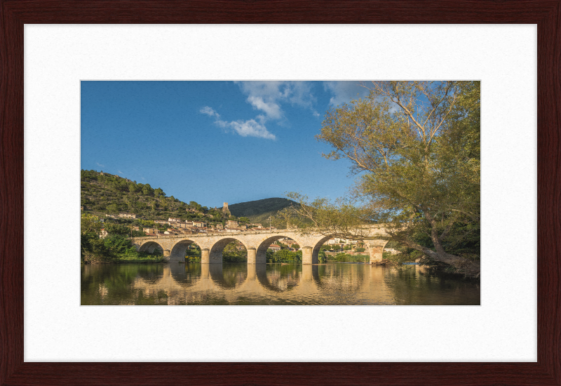 Pont sur l'Orb, Roquebrun - Great Pictures Framed