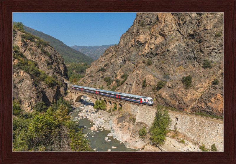 A Train between Bolkuş and Karabük - Great Pictures Framed