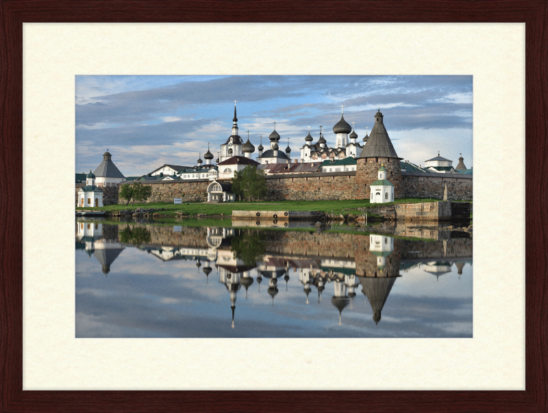 Fortress Wall and Domes of the Cathedrals of the Solovetsky Monastery - Great Pictures Framed