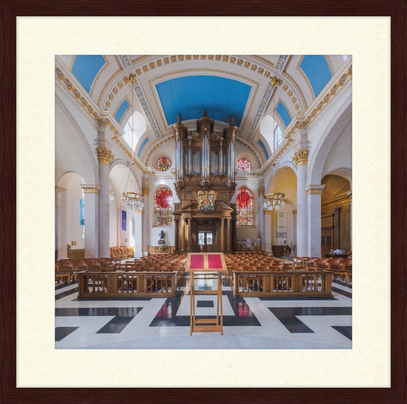 St Mary-le-Bow Church Interior 2, London, UK - Great Pictures Framed