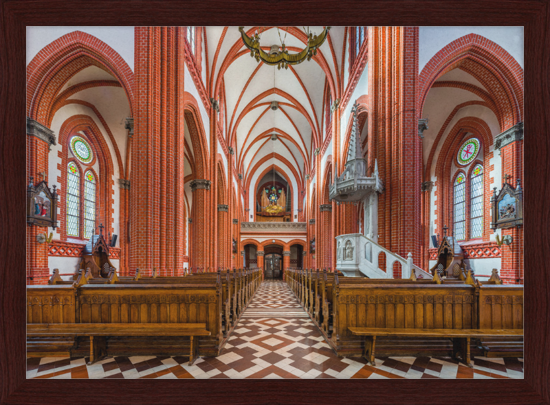 The Interior of the Church of Saint Marie in Palanga, Lithuania - Great Pictures Framed
