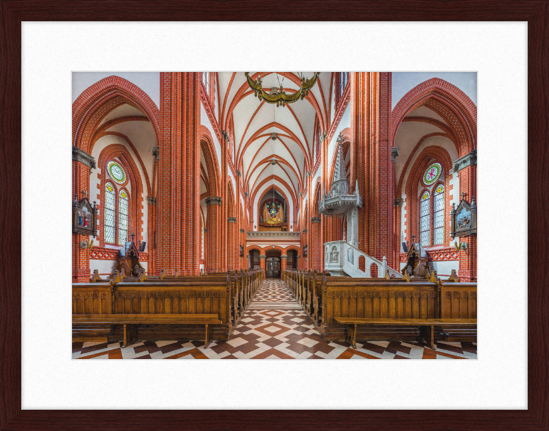 The Interior of the Church of Saint Marie in Palanga, Lithuania - Great Pictures Framed
