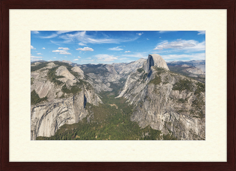Half Dome in Eastern Yosemite Valley - Great Pictures Framed