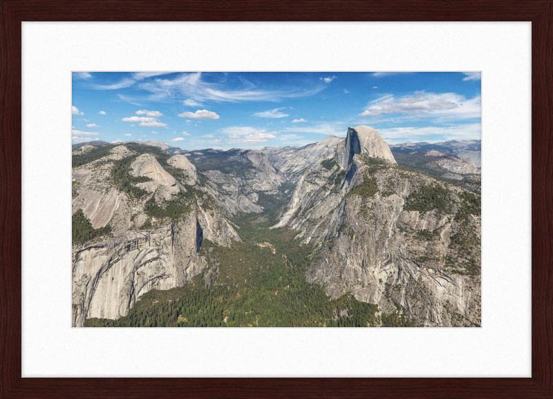 Half Dome in Eastern Yosemite Valley - Great Pictures Framed