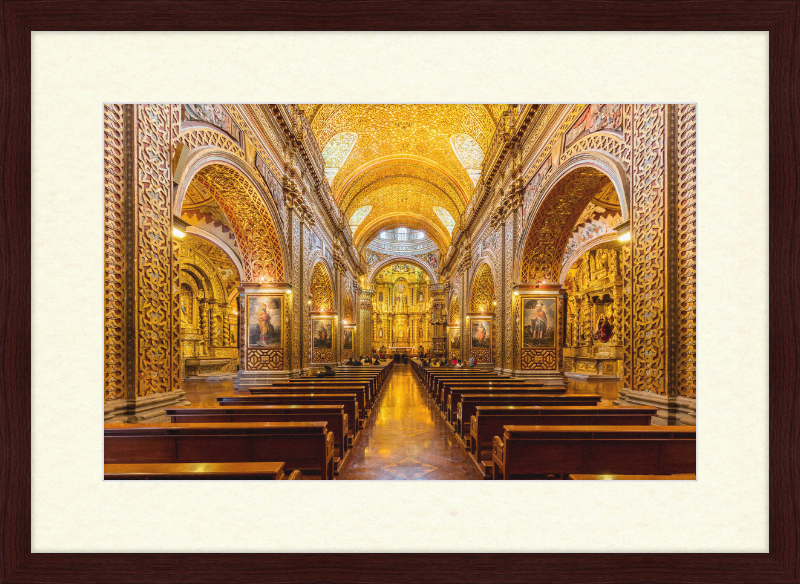 Iglesia de La Compañía - Great Pictures Framed