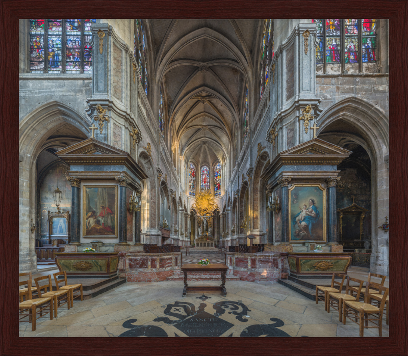 Saint Merri Church Interior - Great Pictures Framed