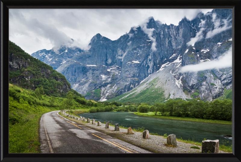 Romsdalen and Trolltindene with Some Clouds - Great Pictures Framed