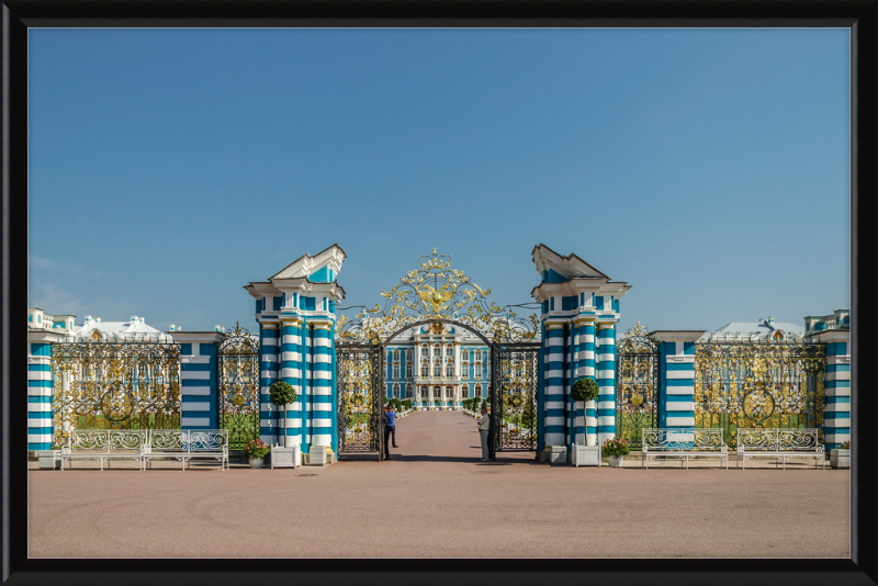 The Catherine Palace and Its Golden Gates in St. Petersburg - Great Pictures Framed