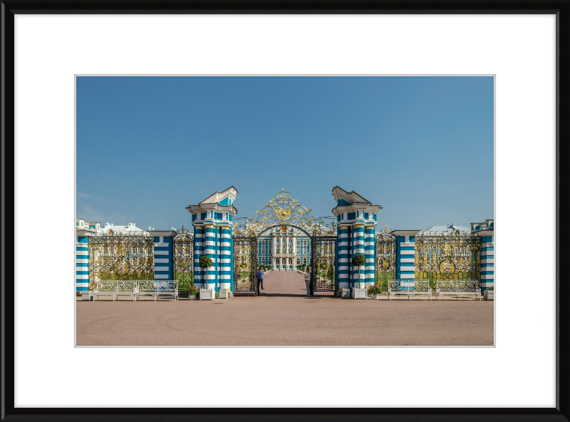 The Catherine Palace and Its Golden Gates in St. Petersburg - Great Pictures Framed