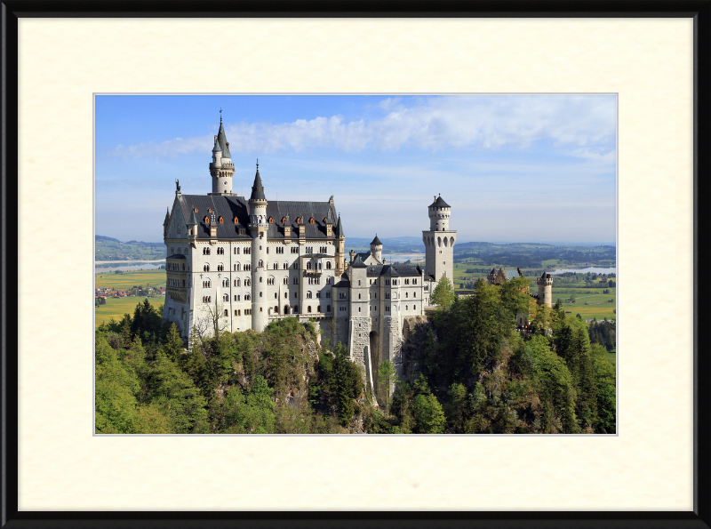 Neuschwanstein Castle from Marienbrücke - Great Pictures Framed