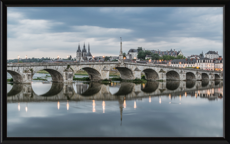 Bridge of Jacques-Gabriel in Blois - Great Pictures Framed