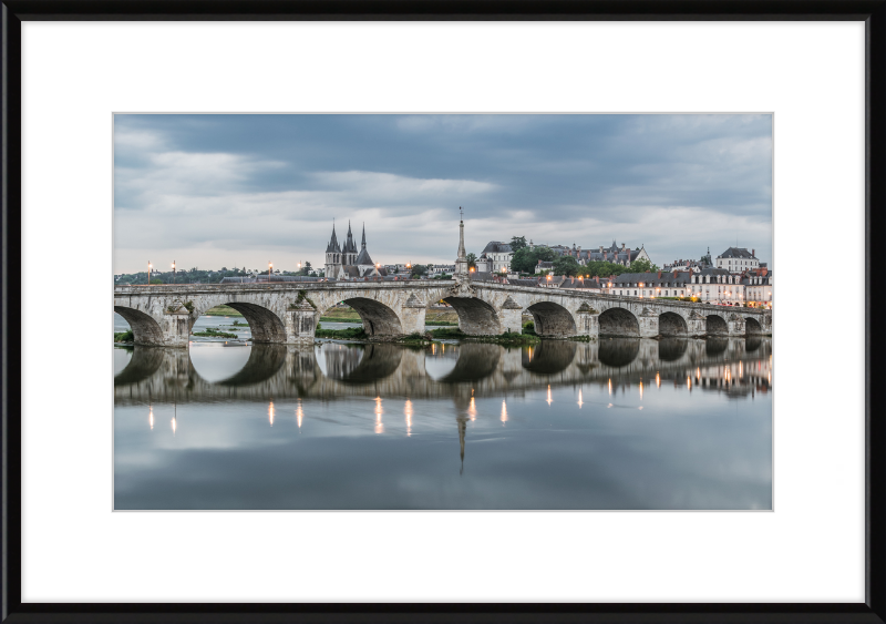 Bridge of Jacques-Gabriel in Blois - Great Pictures Framed