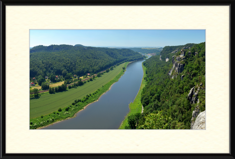 The Elbe in Saxon Switzerland - Great Pictures Framed