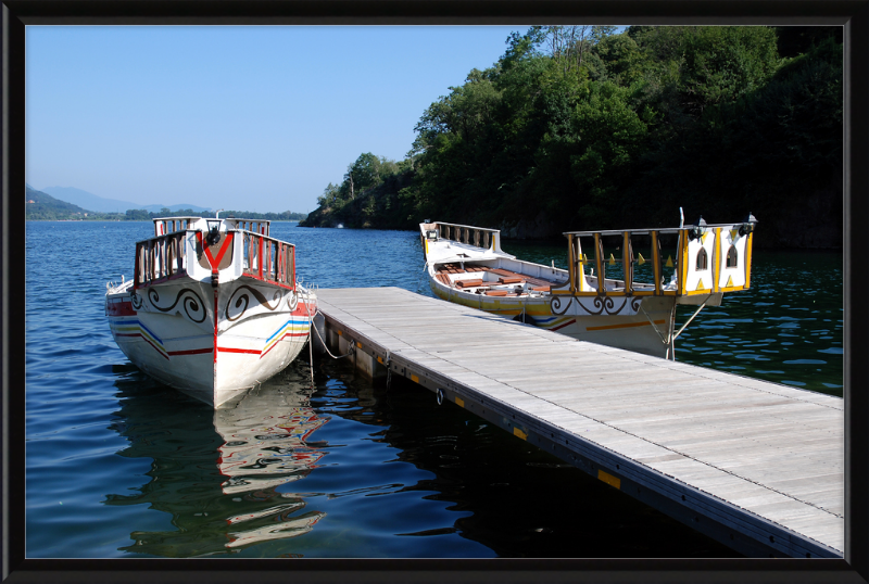 Two Boats in Mergozzo - Great Pictures Framed