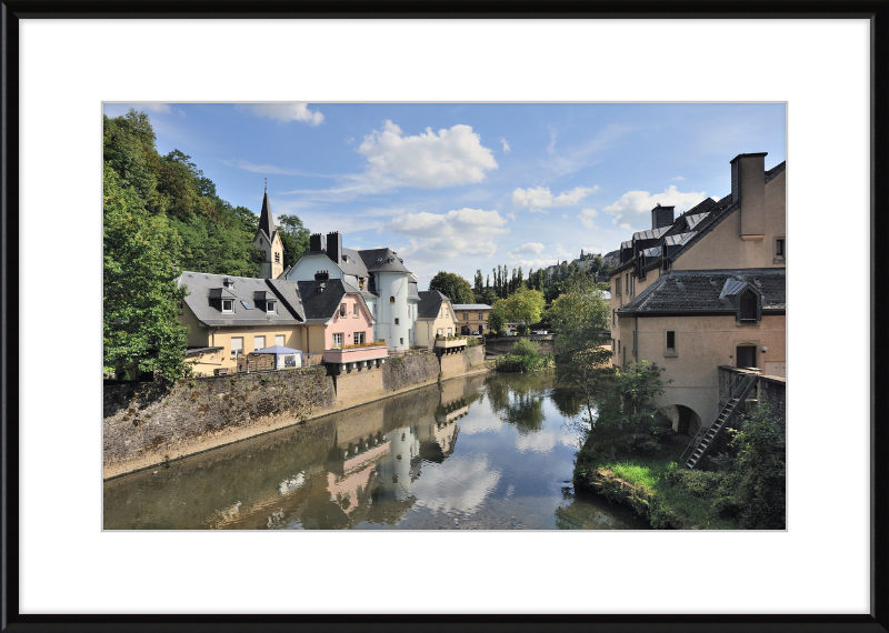 Luxembourg Pfaffenthal Alzette Béinchen - Great Pictures Framed