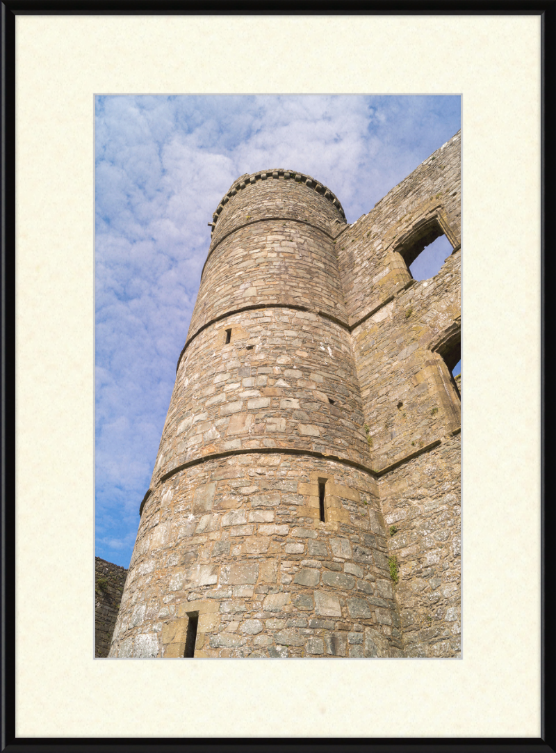 Harlech Castle Gatehouse Tower, Merionethshire, Wales - Great Pictures Framed