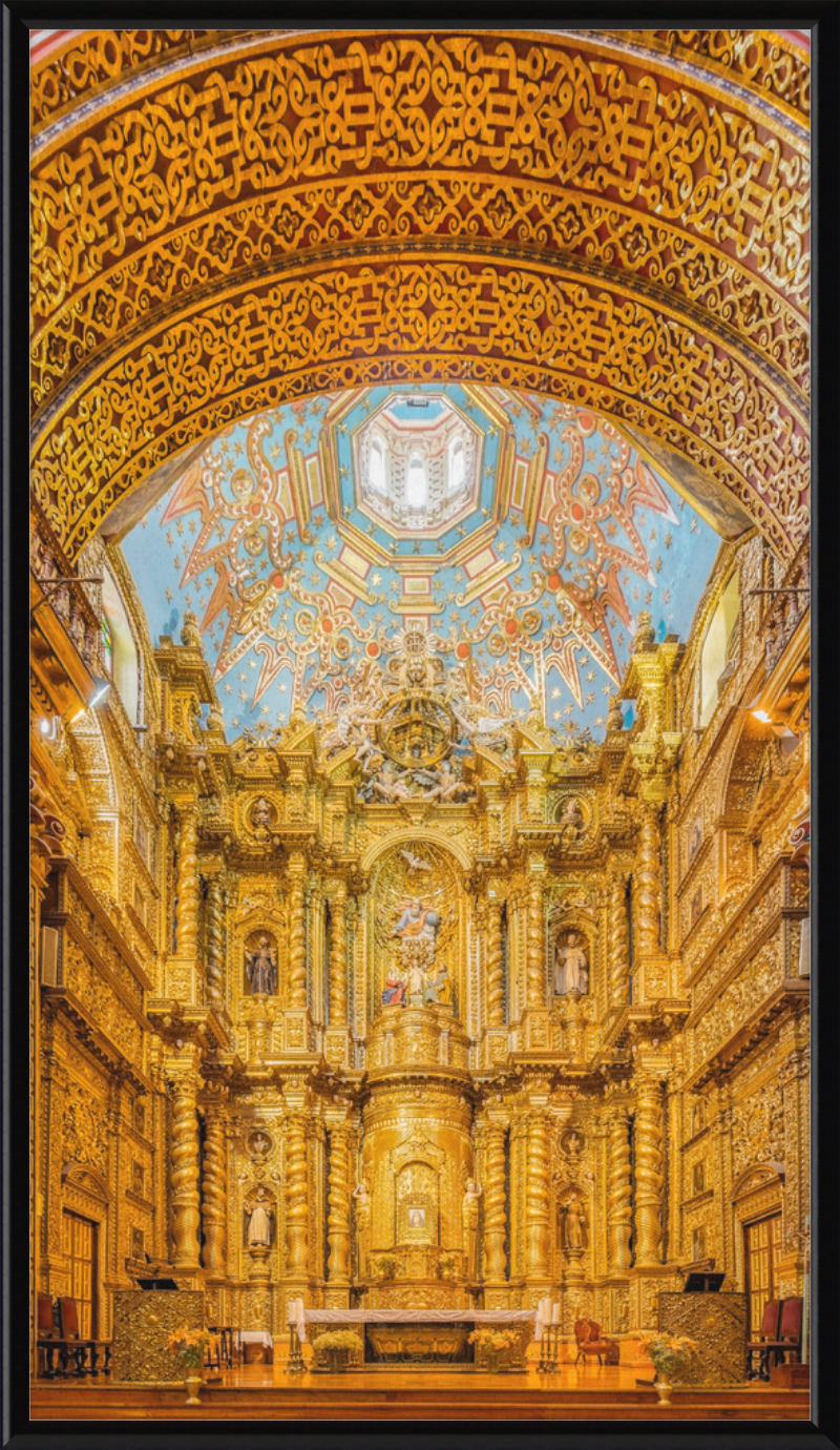 The Glorious Gold-Leafed Interiors of Iglesia de La Compañía, Quito - Great Pictures Framed