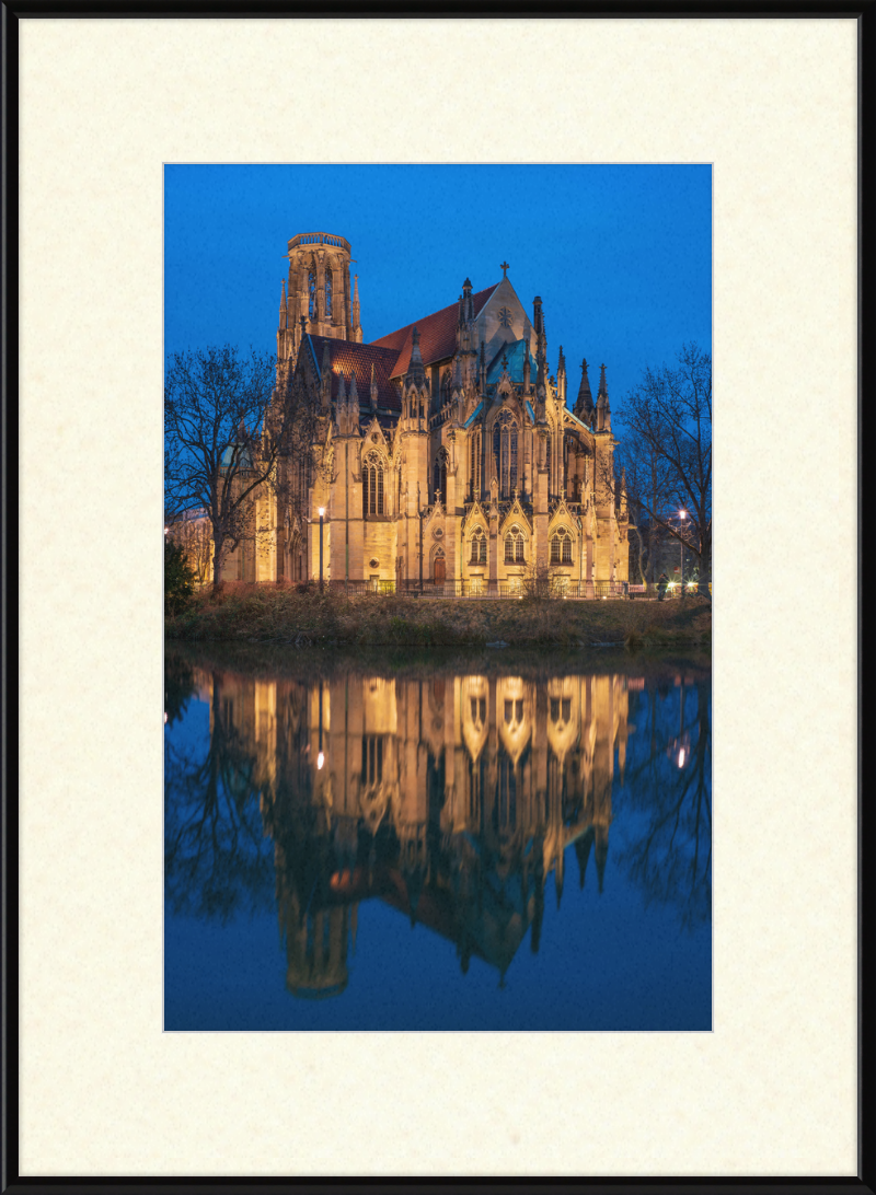 St. John's Church in Stuttgart - Great Pictures Framed