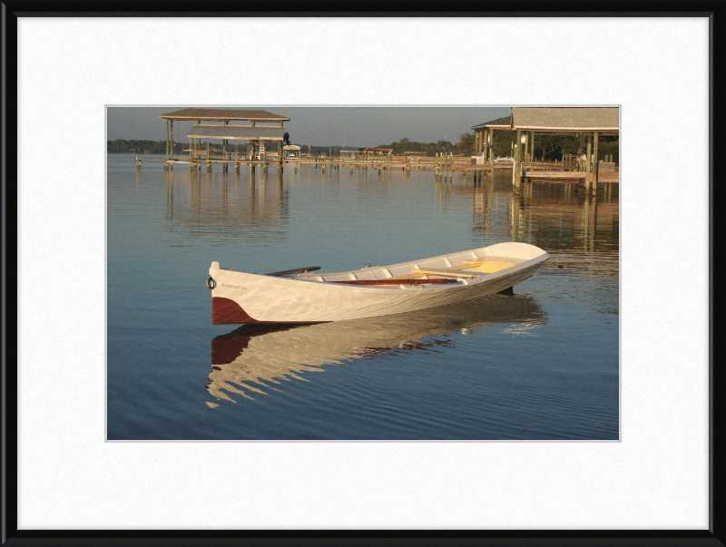 Winnie Davis 1880’s Skiff Named Barbashela - Great Pictures Framed