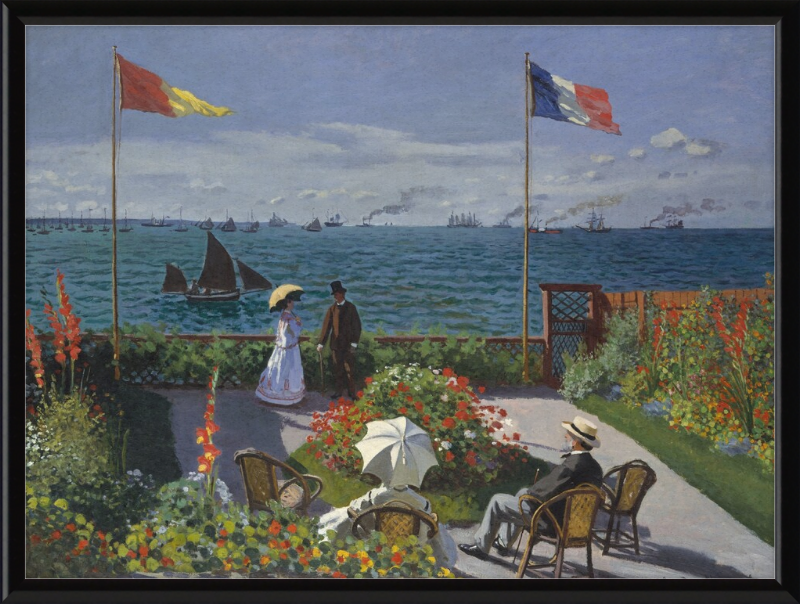 Garden at Sainte-Adresse - Great Pictures Framed