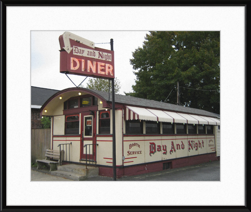 The Day and Night Diner - Great Pictures Framed