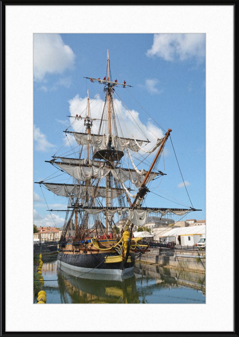 The Frégate-Hermione - Great Pictures Framed